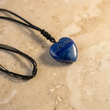 Collier Lapis Lazuli Cœur – Expression & Clarté Intérieure