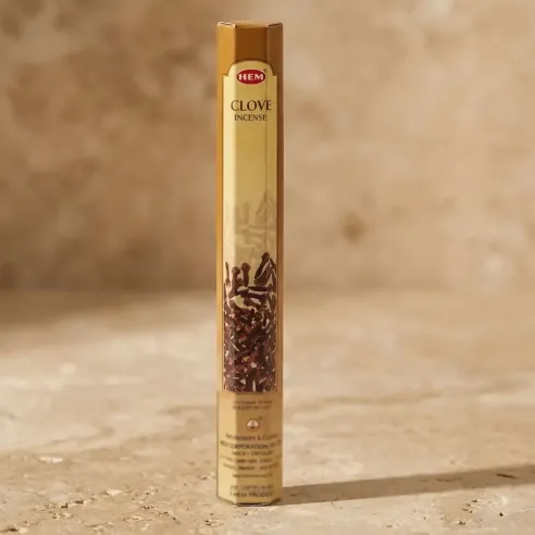 Encens Clou de Girofle HEM 20 g – Bâtons d’Encens Purification