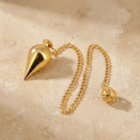 Pendule en Laiton Goutte – Radiesthésie & Précision