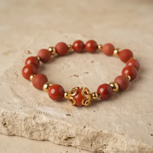 Bracelet Vespera – Feu sacré & Ancrage vital