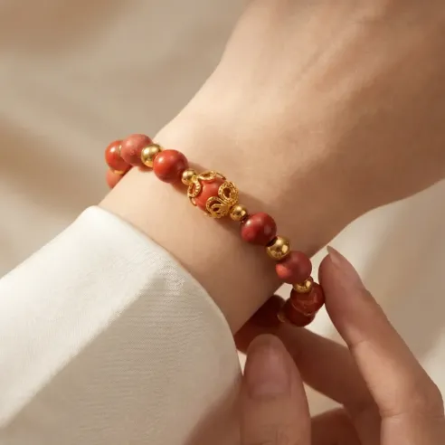 Bracelet Vespera – Feu sacré & Ancrage vital
