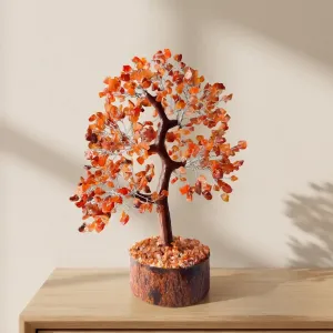 Arbre du Bonheur Cornaline – Énergie et créativité