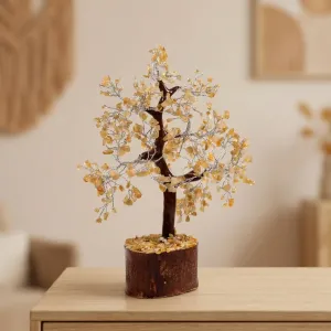 Arbre du bonheur Citrine – Joie & Abondance lumineuse