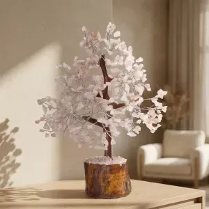 Arbre du Bonheur Quartz Rose – Amour & Guérison émotionnelle
