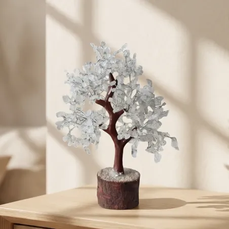 Arbre du bonheur Cristal de roche - Amplificateur d'énergie