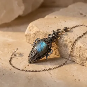 Pendule Witchy Labradorite – Intuition Protectrice