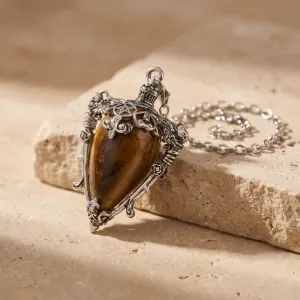 Pendule Witchy Oeil de Tigre – Protection, Intuition