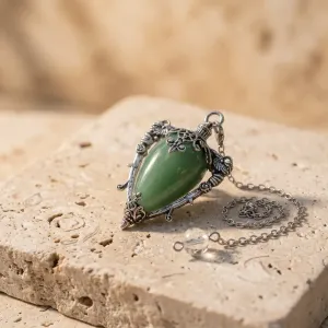 Pendule vase Witchy Aventurine – Harmonie Émotionnelle