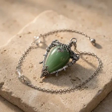 Pendule vase Witchy Aventurine – Harmonie Émotionnelle