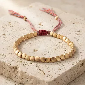 Bracelet Bouddhiste Tibétain en Cuivre – Porte-Bonheur