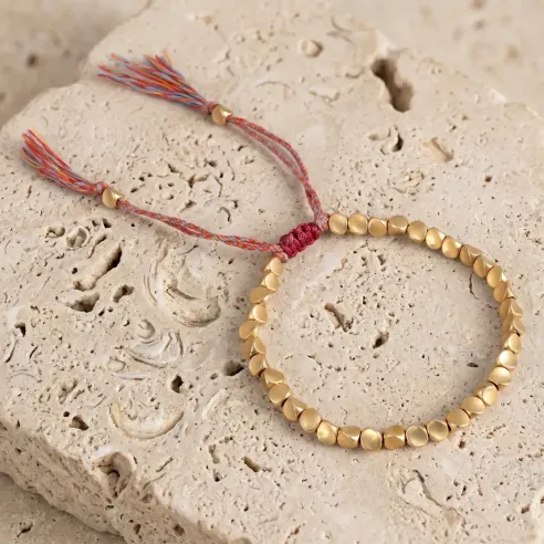 Bracelet Bouddhiste Tibétain en Cuivre – Porte-Bonheur