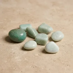 Pierre roulée Amazonite – Apaisement et Expression