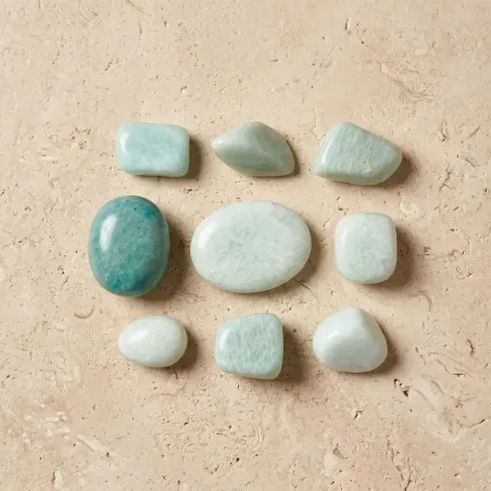 Pierre roulée Amazonite – Apaisement et Expression