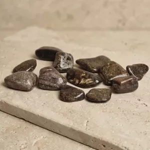 Pierres Bronzite Roulées – Stabilité émotionnelle et confiance