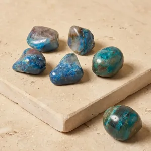 Pierre roulée en Chrysocolle – Calme intérieur et sérénité