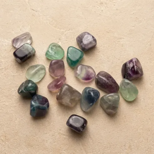 Pierre roulée en Fluorite - Équilibre et protection