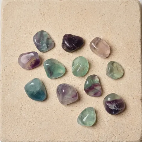 Pierre roulée en Fluorite – Clarté et Protection mentale