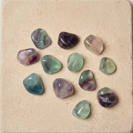 Pierre roulée en Fluorite – Clarté et Protection mentale