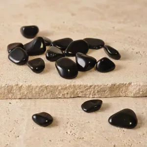 Pierre roulée obsidienne noire – Protection et Ancrage