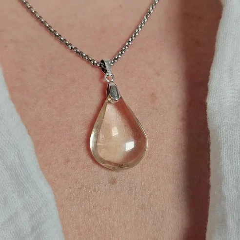 Pendentif Citrine Naturelle – abondance et énergie solaire