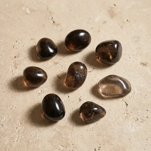 Pierre roulée Quartz Fumé – Ancrage & Clarté intérieure