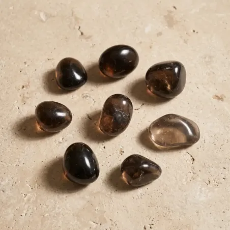 Pierre roulée Quartz Fumé – Ancrage & Clarté intérieure