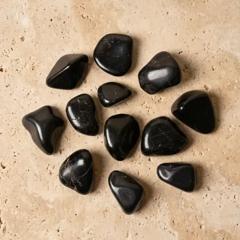 Pierre roulée tourmaline noire roulée – Protection & ancrage