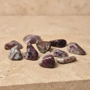 Pierre roulée Tourmaline Rubellite – Amour Énergie Positive