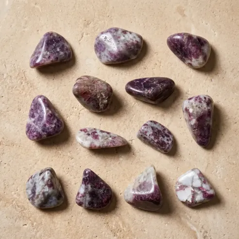 Pierre roulée Tourmaline Rubellite – Amour Énergie Positive