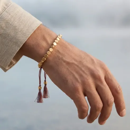 Bracelet Bouddhiste Tibétain en Cuivre – Porte-Bonheur