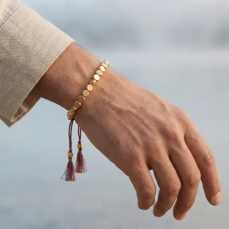 Bracelet Bouddhiste Tibétain en Cuivre – Porte-Bonheur