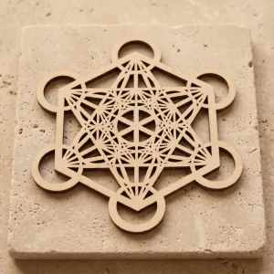 Plaque de rechargement Métatron – Géométrie sacrée