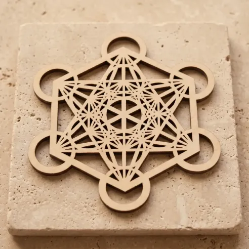 Plaque de rechargement Métatron – Géométrie sacrée