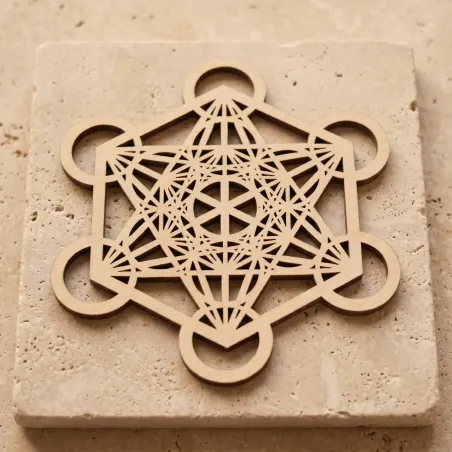 Plaque de rechargement Métatron – Géométrie sacrée