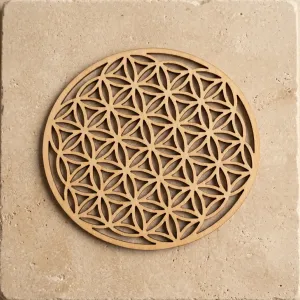 Plaque de rechargement Fleur de vie – Énergie sacrée