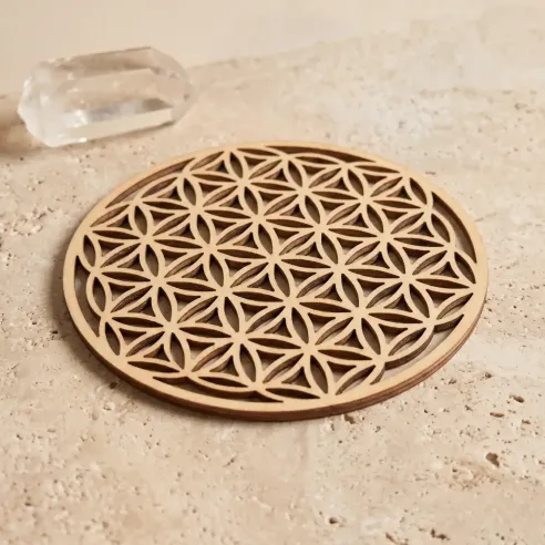 Plaque de rechargement Fleur de vie – Énergie sacrée