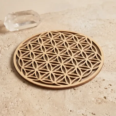 Plaque de rechargement Fleur de vie – Énergie sacrée