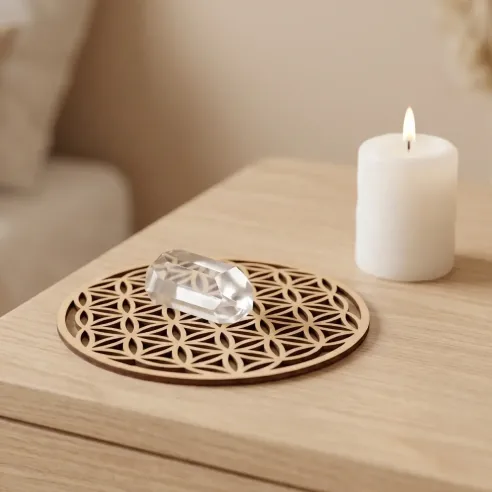 Plaque de rechargement Fleur de vie – Énergie sacrée