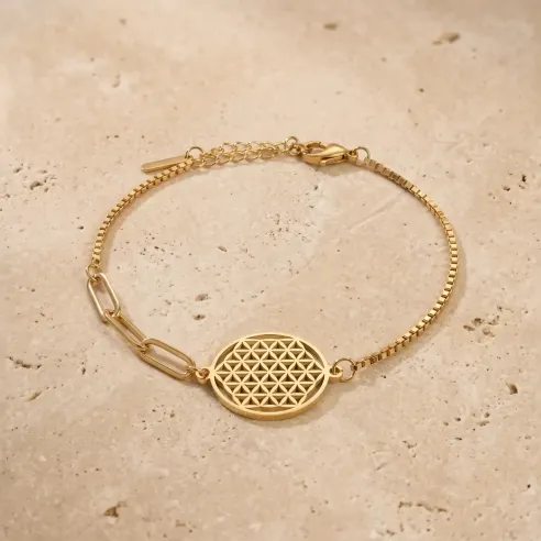 Bracelet Fleur de Vie – Équilibre & Vibration sacrée