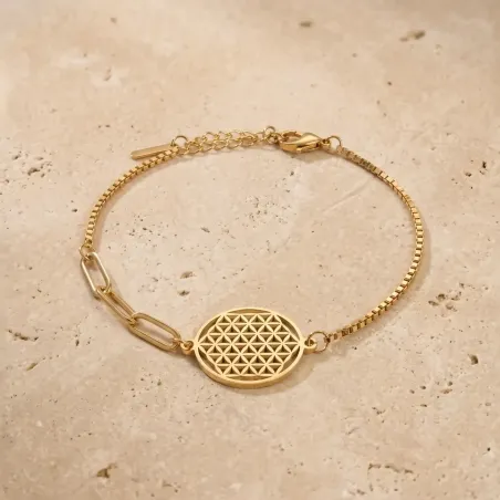 Bracelet Fleur de Vie – Équilibre & Vibration sacrée