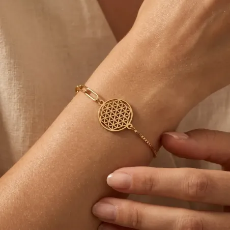 Bracelet Fleur de Vie – Équilibre & Vibration sacrée