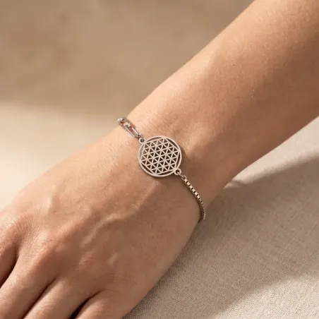 Bracelet Fleur de Vie – Équilibre & Vibration sacrée