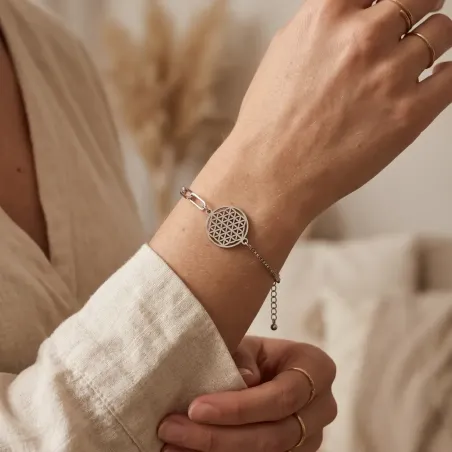 Bracelet Fleur de Vie – Équilibre & Vibration sacrée