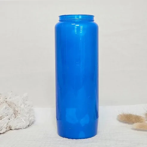Neuvaine bleue – Bougie prière pour paix & sérénité