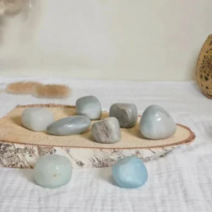 Pierres Roulées Aigue-Marine – Apaisement & Expression