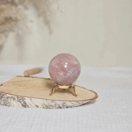 Sphère Quartz Rose – Douceur Émotionnelle & Vibration du Cœur