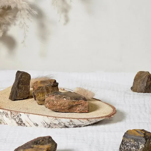 Pierre brute Oeil de Tigre – Protection & Clarté