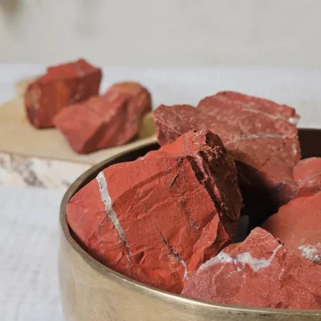 Pierre brute Jaspe Rouge – Ancrage et Vitalité