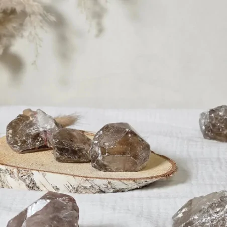Pierre Brute Quartz Fumé – Ancrage-purification énergétique