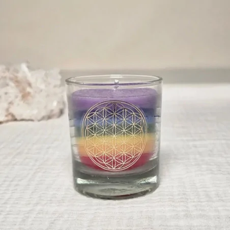 Bougie 7 Chakras – Petite taille, grande énergie spirituelle